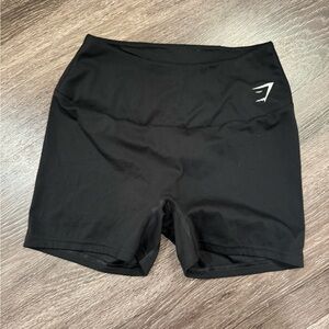Gymshark Dreamy High Waisted Shorts Black Size Medium